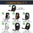 thumbnail image 4 of SOULWIT Cooling Gel Earpads Replacement for Sennheiser GSP500, GSP550, GSP600, GSP 670 Gaming Headset, Ear Pads Cushions for EPOS H6 Pro, GSP601, GSP602 Headphones - Snow Leopard, 4 of 5