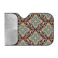 thumbnail image 2 of ZICANCN Car Sun Shades Front Windshield, Traditional Floral Morocco Form Automotive Front Window Sun Shield Visor, Medium Size, 2 of 9