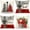 Red Black, variant on Christmas Pillow Covers 18x18 Set of 4 Farmhouse Christmas Decorations Merry Bright Let it Snow Winter Holiday Decor Throw Cushion Case for Home Couch S23C04