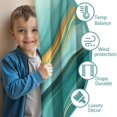 thumbnail image 3 of Blackout Kids Curtains,Teal Gold Marble Childrens Insulated Curtains Set Of 2,Bedroom Essentials,Toddler Room Decor 42x84in(106x213cm), 3 of 4