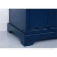 thumbnail image 5 of Elegant Decor Americana 32" Solid Wood and Metal Single Bathroom Vanity in Blue, 5 of 8