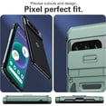 thumbnail image 6 of for Google Pixel 8 Pro Case, [16 FT Military Grade Drop Protection], Slide Cover [Camera Protection] Heavy Duty Shockproof Phone Case for Pixel 8 Pro,Alpine Green, 6 of 13