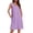 Light Purple, variant on Womens Cotton Nightgown Sleeveless Night Gown Cooling Nightshirts Organic Cotton Dress with Pockets
