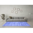 thumbnail image 3 of Ahgly Company Indoor Square Abstract Blue Contemporary Area Rugs, 8' Square, 3 of 4
