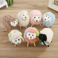 thumbnail image 2 of Handmade Felt Sheep Miniature Decoration Christmas Tree Hanging Ornament Felt Sheep Figurines，Small Color Lamb, 2 of 4