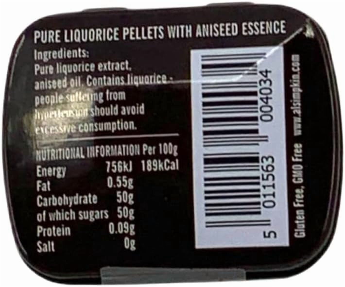Simpkins Nipits Liquorice Pellets 12g (Pack of 6)