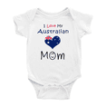 thumbnail image 1 of I Love My Australian Mom Baby Bodysuit, 1 of 5