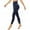 Bleu Foncé, variante sur Bmisegm Pantalon de Yoga Moulant Élastique à Séchage Rapide Uni avec Poches pour Femme Pantalon de Yoga D\'entraînement Physique Pantalon de Yoga 2024 Noir TG