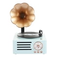 thumbnail image 1 of Haut-parleur Bluetooth Rétro Vintage en Forme de Gramophone avec Aux-In, Style Phonographe pour Décoration Intérieure, 1 of 5