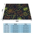 thumbnail image 4 of XMXT Flannel Throw Blanket for Couch, Cartoon Parade Pattern Bed Sofa Decor Blankets for Home Bedroom, 40 x 30 inches, 4 of 9