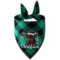 thumbnail image 1 of Algodón A Cuadros Para Saliva De Perro, Baberos Triangulares De Una Sola Capa, Accesorios Para Bufanda, Toalla De Saliva Para Mascotas Para Fiestas De Navidad Y Fotos Methold HA044040-06, 1 of 6