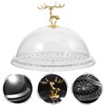 thumbnail image 3 of Shisuyan Cake Stand With Dome Lid Clear Cake Stands Transparent PET 1Pcs, 3 of 8