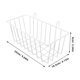 thumbnail image 4 of Cesta colgante de alambre para cocina, cesta organizadora de alambre, soporte para champú y jabón para baño, 4 of 5