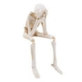 thumbnail image 2 of sunsanly Skeleton Figurine Realistic Non-See Non-Speak Non-Hear Statues Spooky Skeleton Collectible Ornaments for Halloween Haunted House, 2 of 8