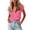 A-Red523, variant on Women's V-Neck Waffle-Knit Cropped Sweater Top Short-Sleeve Casual Everyday Relaxed Knitted Blouse