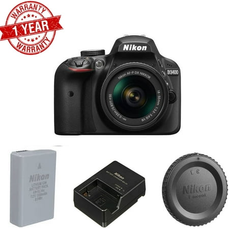Nikon D3400 DSLR Camera with 18-55mm Lens (Black) USA