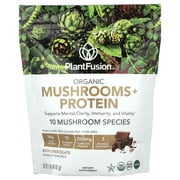 PlantFusion Organic Mushrooms + Protein, Rich Chocolate , 1 lb (476 g)