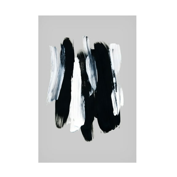 Trademark Fine Art Mareike Bohmer  Abstract Brush Strokes 12 Canvas Wall Art