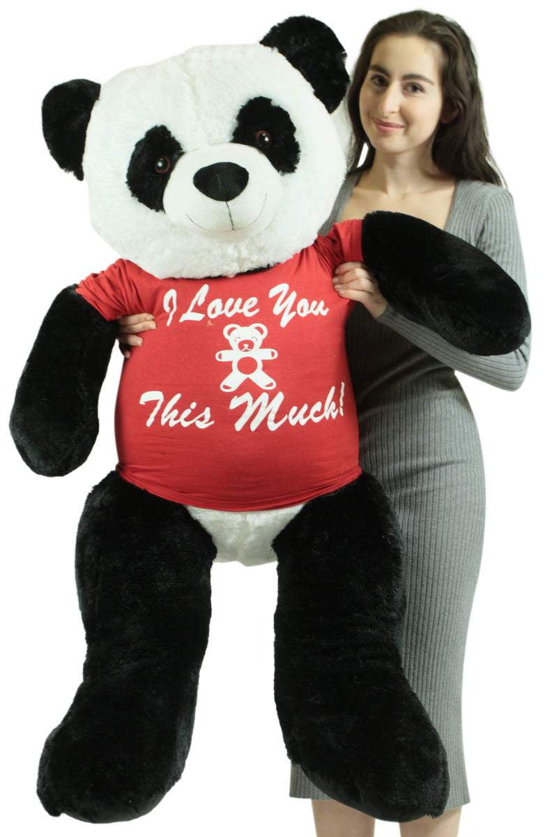 4 foot stuffed panda bear