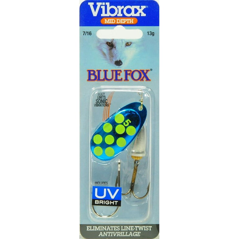 Classic Vibrax 03 Plaqué Argent 1/4 Bleu Chromé