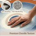 thumbnail image 6 of ODIKA 8'x10' Washable Area Rug Non-Shedding, Easy Care, Entrance Abstract Vinyl Record Inspired Concentric Entryway Circle for King Size Bedroom Under Bed, Master Suite, 6 of 7