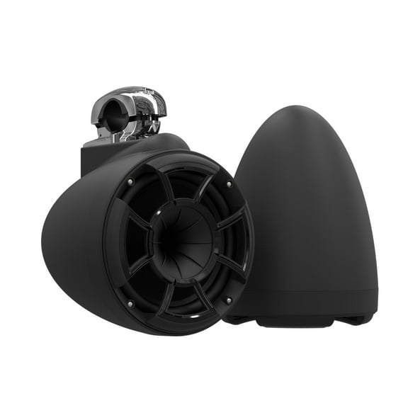 Wet Sounds REV 8 SE B-FC V2 MINI - Black REV8 Special Edition - Revolution Series 8" Tower Speakers, Pair with Mini Fixed Clamps