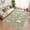 green, variant on Danolapsi Area Rug Boho Floral Rugs, Large Area Rug Machine Washable Rugs Ultra-Thin Flower Carpet Non Slip Low Pile Carpet Rug for Living Room Bedroom Nursery