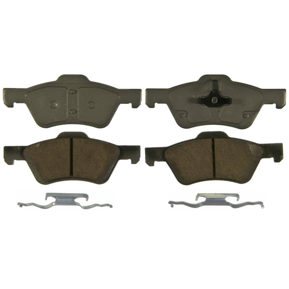 Wagner ThermoQuiet QC1047B Ceramic Disc Brake Pad Set Fits select: 2010-2012 FORD ESCAPE, 2010 MERCURY MARINER