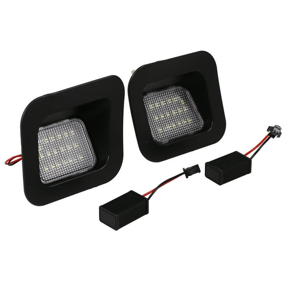 MLINS  LED License Plate Lights Pickup Accessories Bar Strip Black