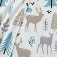 thumbnail image 5 of Market & Place Alpine Printed 100% Cotton Flannel Sheet Set, King, Holiday Deer, 4-Pieces, 5 of 5