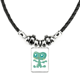 thumbnail image 1 of universo monstruo extraterrestre extraterrestre verde collar a mano colgante de cuerda de cuero Unbranded M, 1 of 3