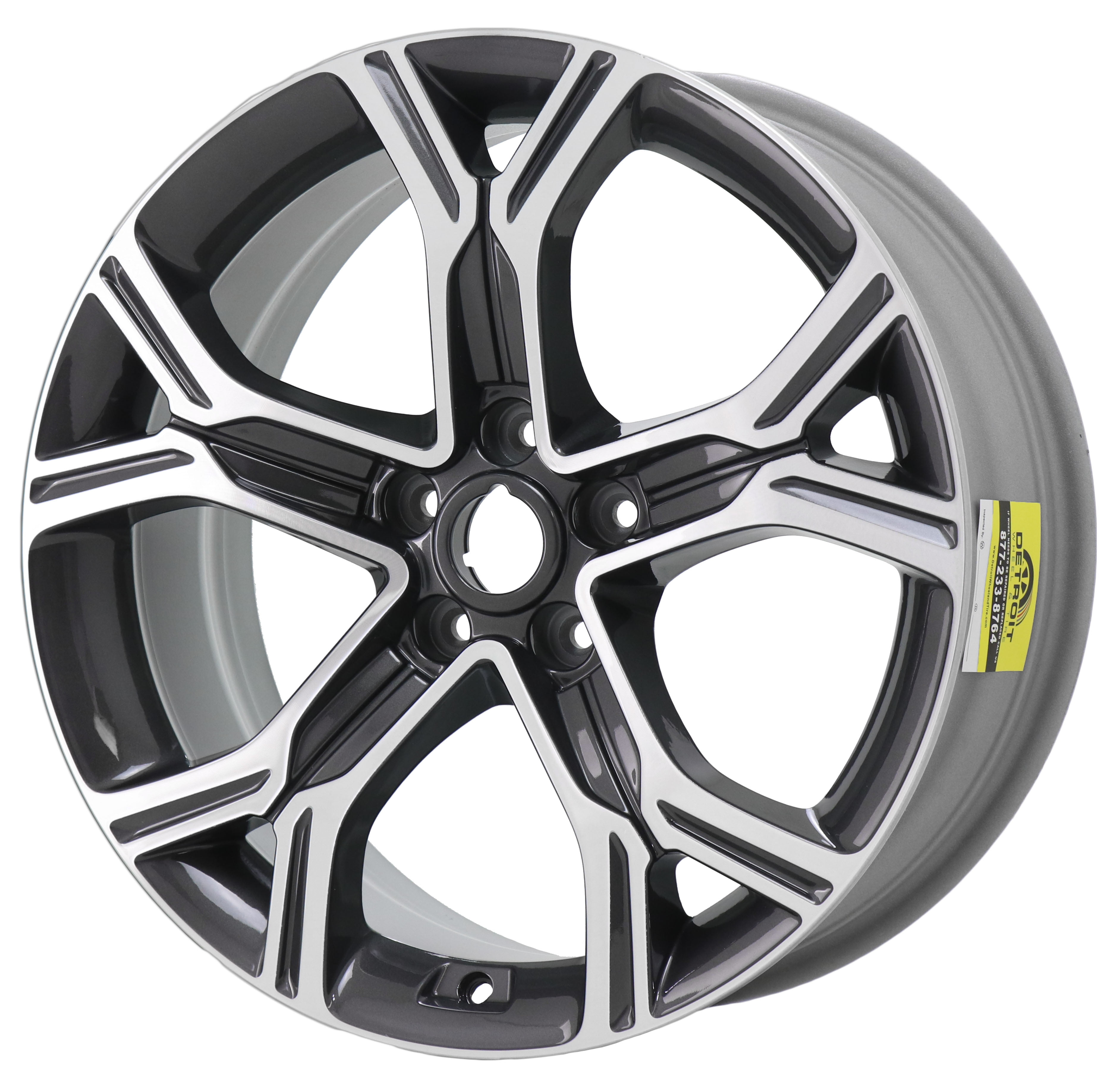 KIA STINGER 2018 2019 MACHINED GREY Factory OEM Wheel Rim (Not