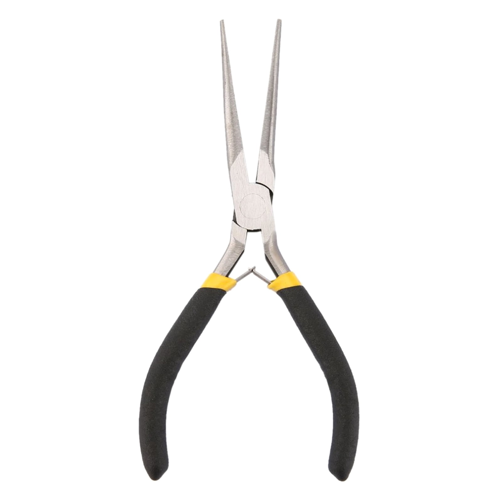UNTERING Needle Nose Pliers 8PCS Mini Pliers Set Long Nose with Teeth Flat Jaw Round Curved Needle Diagonal Nose Wire End Cutting Cutter Tools