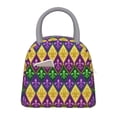 thumbnail image 1 of Disketp Mardi Gras4 Bolsa Térmica para Almuerzo, Lonchera con Abertura Amplia y Gran Capacidad, Organizador Reutilizable para Mujeres, Hombres y Adultos, 1 of 6