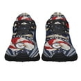 thumbnail image 5 of American Flag Eagle Wreath With U S Navy Veteran Shoes Women's Fashion Sneakers Tennis Running Shoes for Men Women Black Size 10, 5 of 7