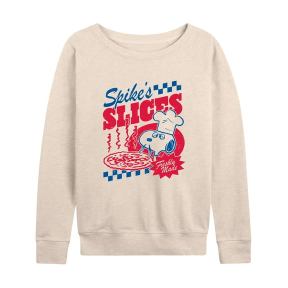 Peanuts - Spikes Slices - Women's Lightweight French Terry Long Sleeve Shirt