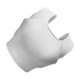 thumbnail image 1 of Guardoinrt Équipement de Protection de Poitrine Karaté pour Femmes, Protection de Poitrine d'Entraînement, Résistance aux Impacts, Confortable, Blanc m, 1 of 6
