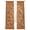 Burnt Orange, variant on Boho Flowers Sheer Curtains 72 Inch Length 2 Panels Set Window Treatments, Spring Abstract Watercolor Floral Leaf Rod Pocket Semi Curtains for Living Room/Bedroom/Kitchen Décor, 104"W x 72"L