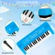 thumbnail image 4 of Teclado de piano Toy TWFRIC de 37 teclas con micrófono para niños, color azul, 4 of 7