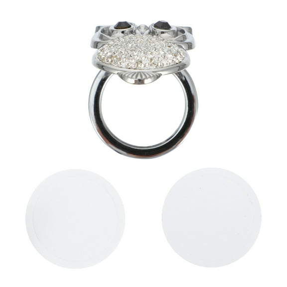 WINOMO 1Pcs Car Ignition Protector Push Start Button Cover White Delicate Design