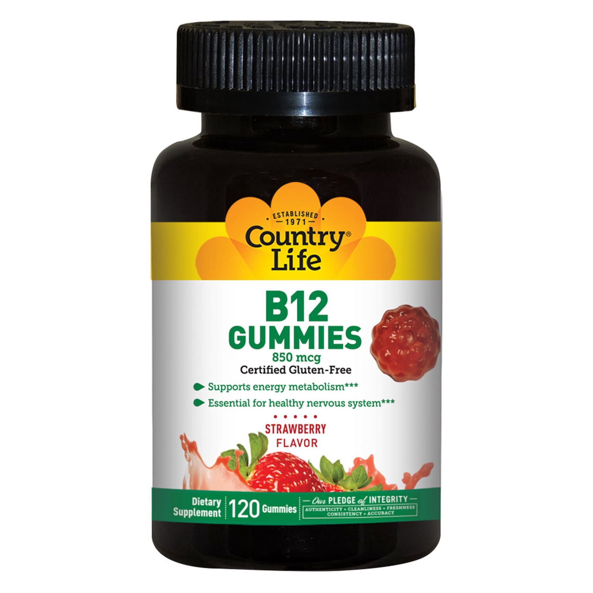 Country Life B 12 Gummies 120 Gummy