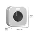 thumbnail image 3 of Clearance! Plastic Wrap Storage Box Kitchen Wall Mounted Large Capacity Hole Plastic Wrap Wall Mounted Collection Box Sale Items Sales & Deals #80, 3 of 3