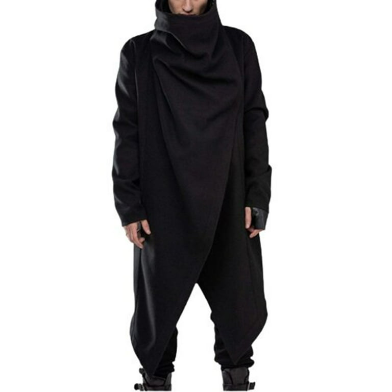 VKEKIEO Mens Winter Coats, Men's Cape Jacket Street Style High