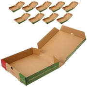 10 Pcs Pizza Box of Paper Cases Boxes & Savers Container