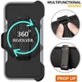 thumbnail image 4 of Compatible pour iPhone 12 Mini(5.4 Pouces),[Sans Protecteur d'Écran][Robuste][Protection contre les Chutes] Étui Résistante pour iPhone 12 Mini 5.4 Pouces Plusieurs Couches avec Étui/clip Bordeaux, 4 of 6