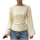 thumbnail image 2 of Xuyuer Long Sleeve Shirts for Women Business Casual Round Neck Tops Fall Fashion Clothes Workout Plus Size Teacher Winter Outfits 2025, 2 of 9