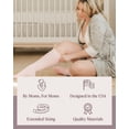 thumbnail image 3 of Kindred Bravely Compression Socks 2-Pack | Graduated Compression Socks for Circulation Pregnancy Travel (Pink & Grey Heather, Small), 3 of 7