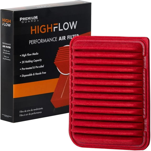 HIGHFLOW High Performance, Pre-Oiled Disposable Engine Air Filter PA99078X | Fits 2013-2025 Mitsubishi Outlander Sport, RVR, 2014-2022 Outlander, 2013-2017 Lancer, 2007-2009 Grandis