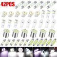 thumbnail image 1 of Ensemble Combiné LED Automobile 42 Pcs Lampe Latérale T10 Doublée, 1 of 5