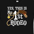 thumbnail image 4 of Inktastic Yes, This is My 1st Rodeo Cowboy Hat with Red Band, Lasso Boys or Girls Baby T-Shirt, 4 of 5